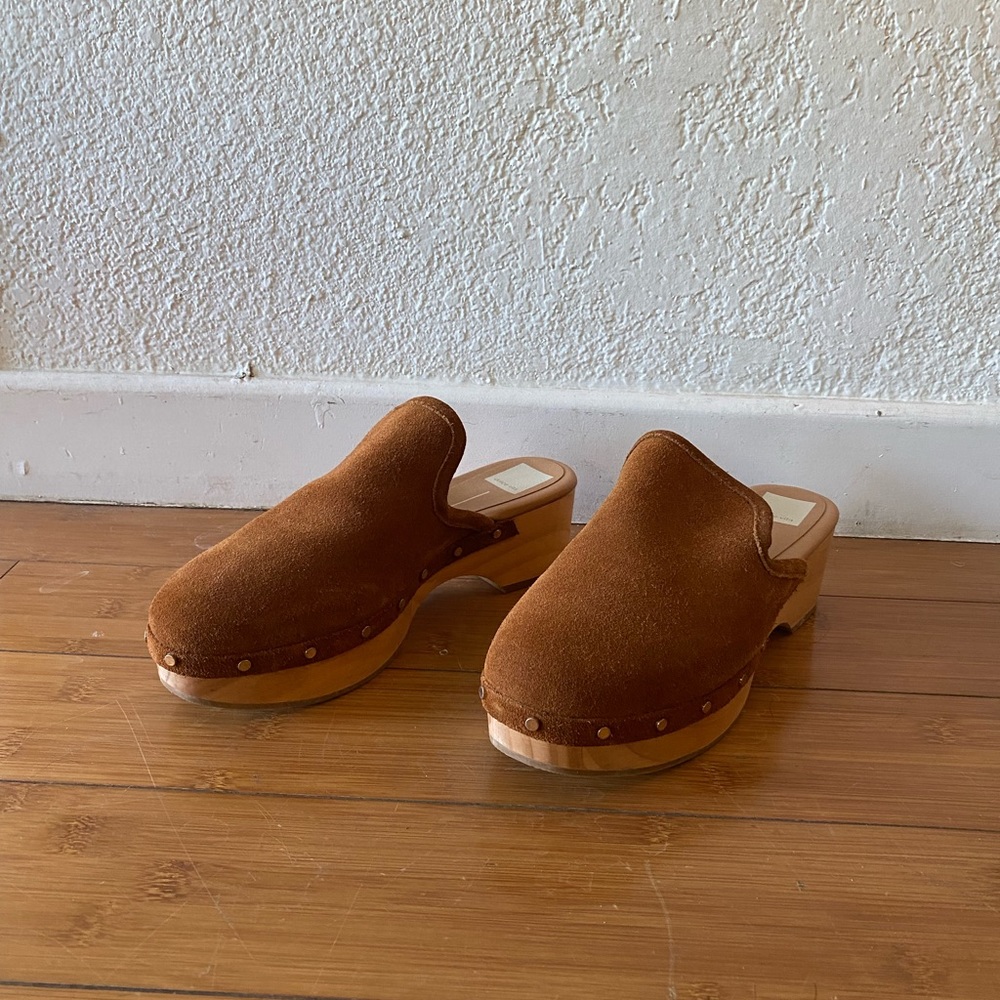 Dolce vita brown suede mule